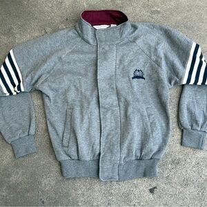 Dior Gray Jacket with Navy Stripes Size S